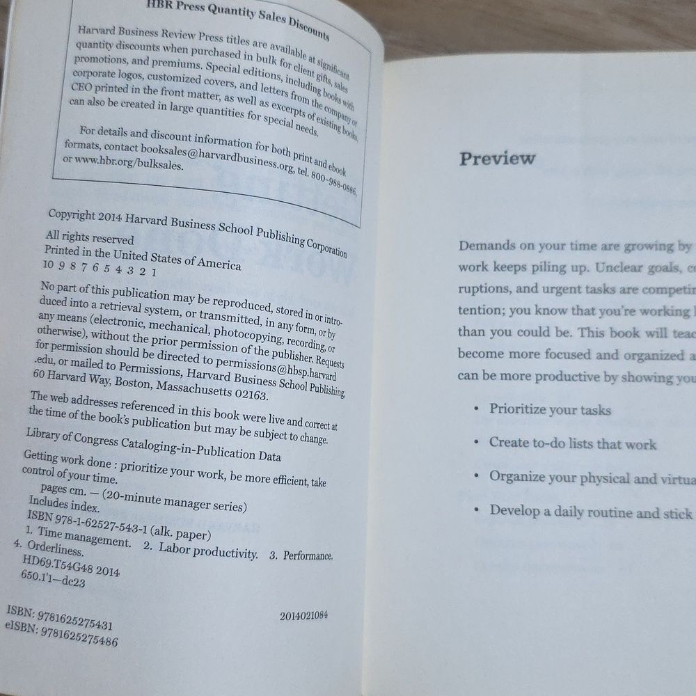 ☔️🔹️Getting Work Done Paperback Book - Picture 6 of 7